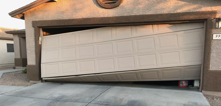 damaged garage door opener repair in Northridge